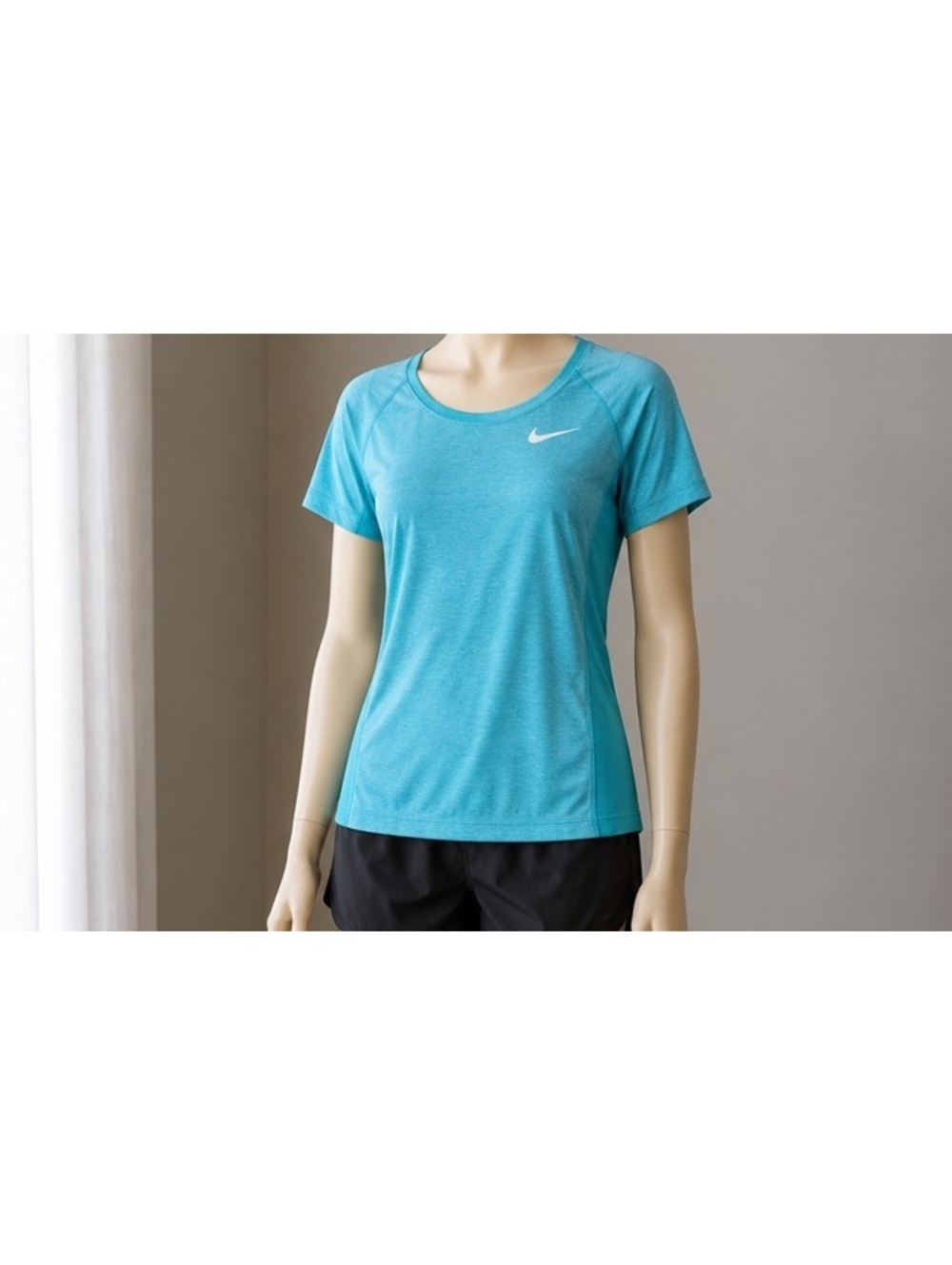 Nike Running Dri-FIT Women’s XL Teal Short Sleeve Athletic Shirt Mesh